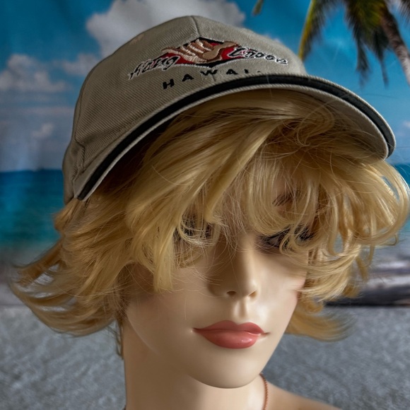 Hang Loose Hawaii Headwear Embroidered Baseball Ball Cap Light Gray Hat NWOT - Picture 3 of 14
